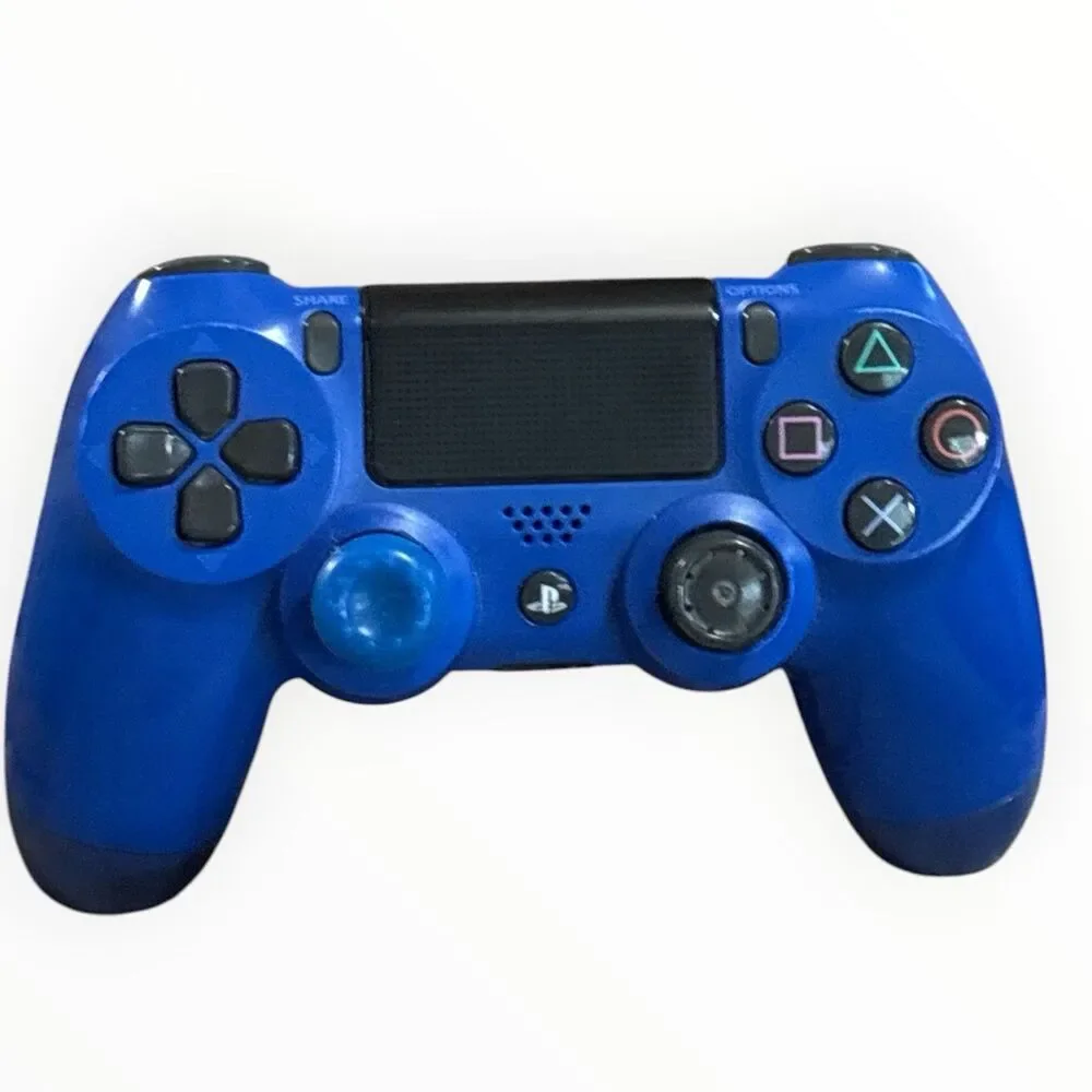 Sony PS4 DualShock 4 Wireless Controller Blue CUH-ZCT2U + Dual Charging Dock